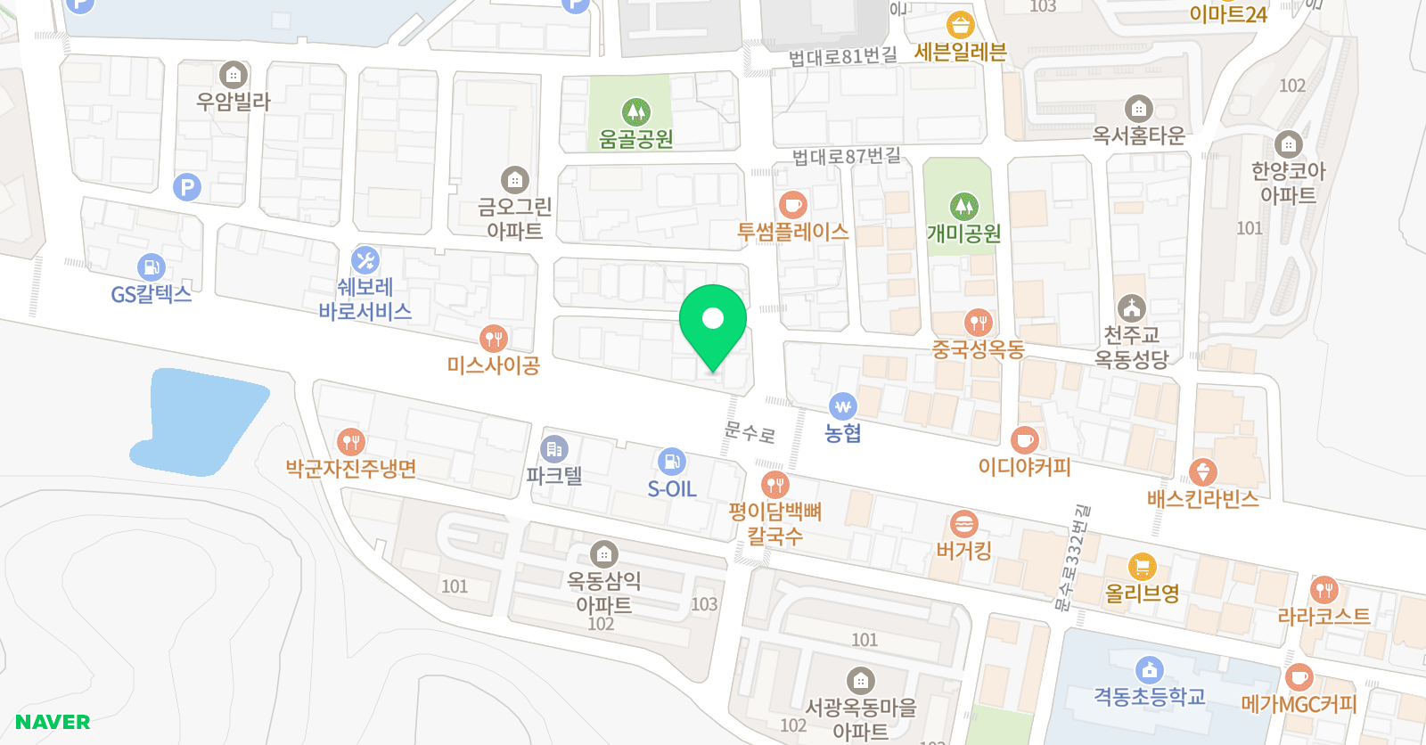 청담 어학원 울산브랜치 위치