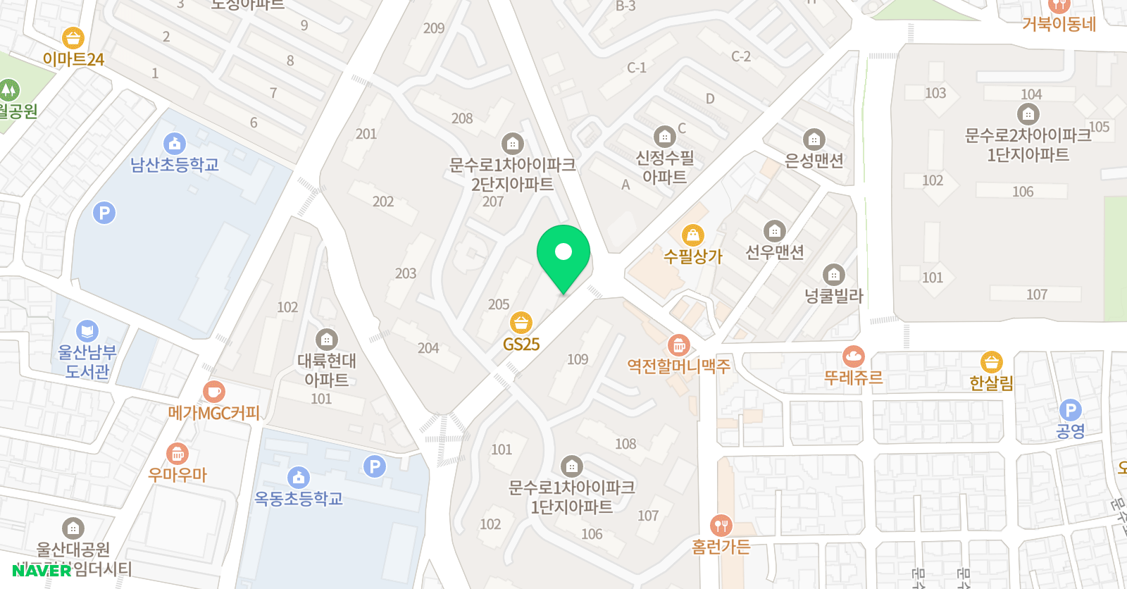 리사 의영어교실 교습소 위치