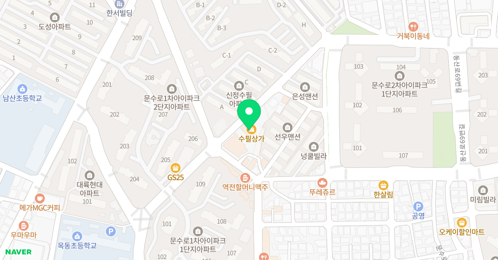 박선생 창의역사 교습소 위치