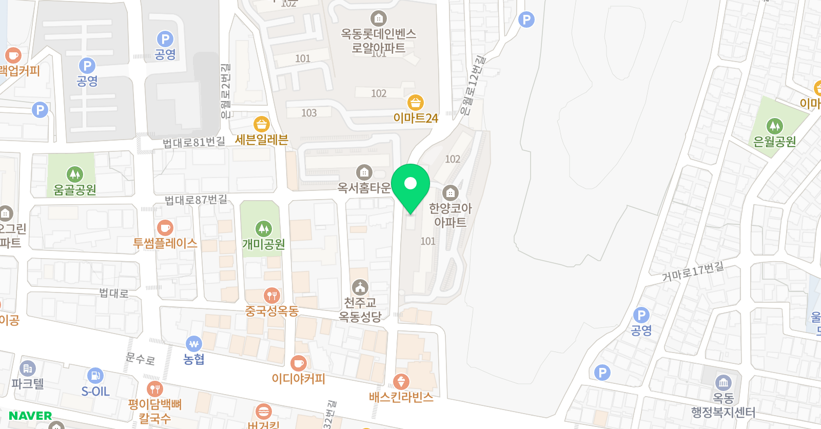 토파즈 음악학원 위치