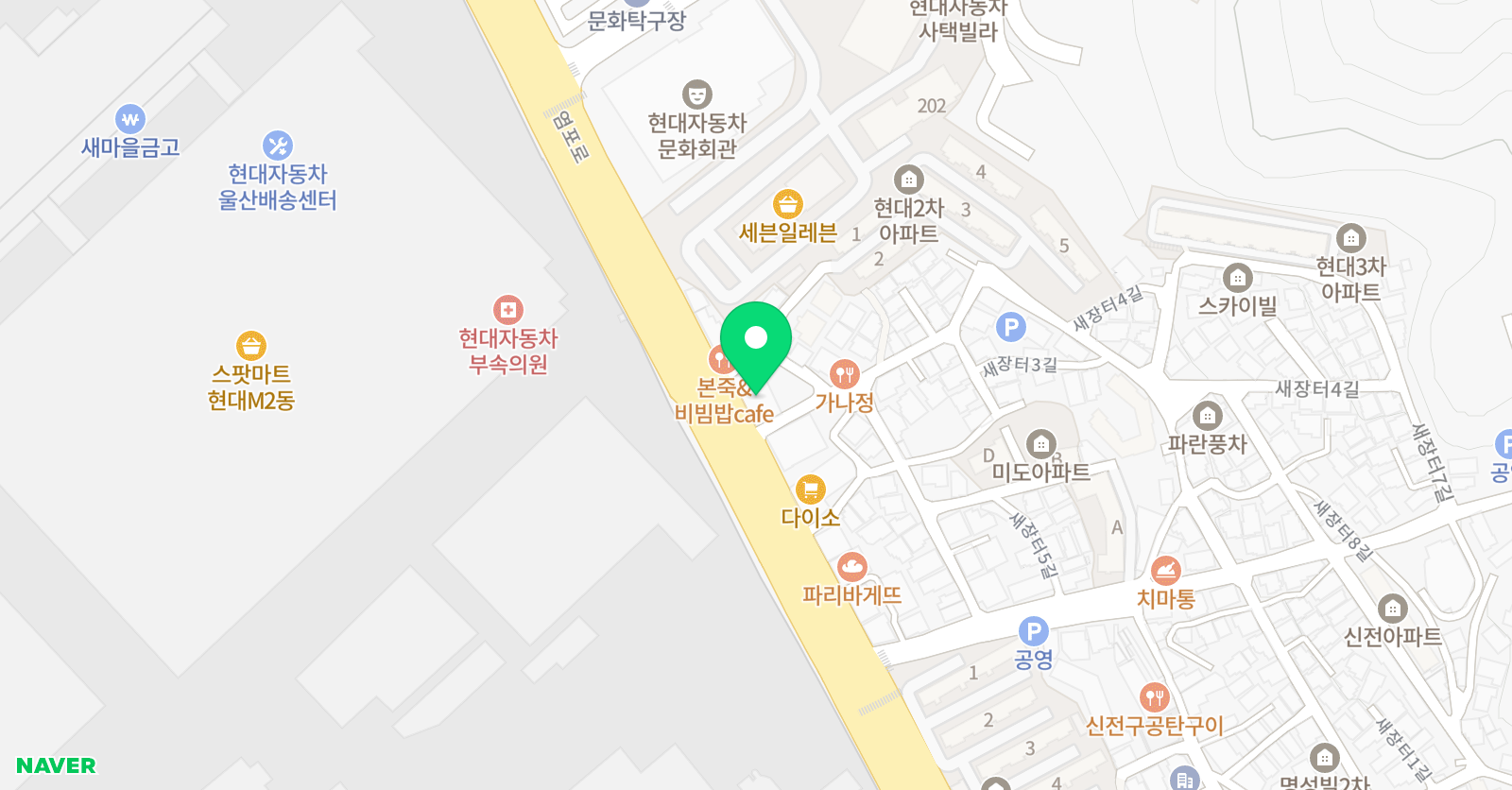 TLC 외국어연수학 학원 위치