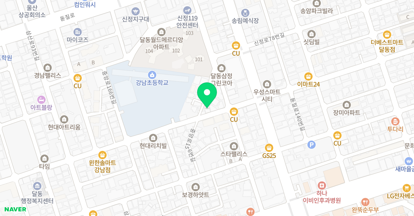 삼성영어 수학의달인 강남초점 위치