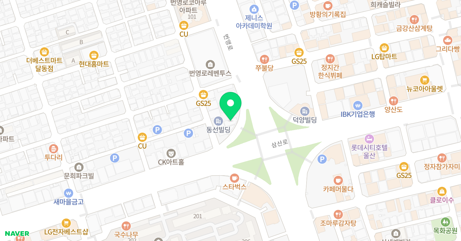 더발레아카데미 위치