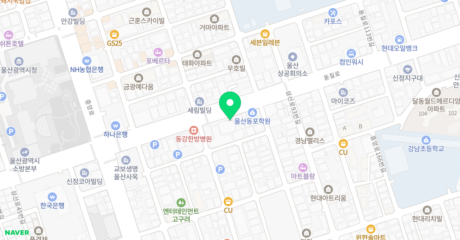 퍼스트스윔 울산점 위치