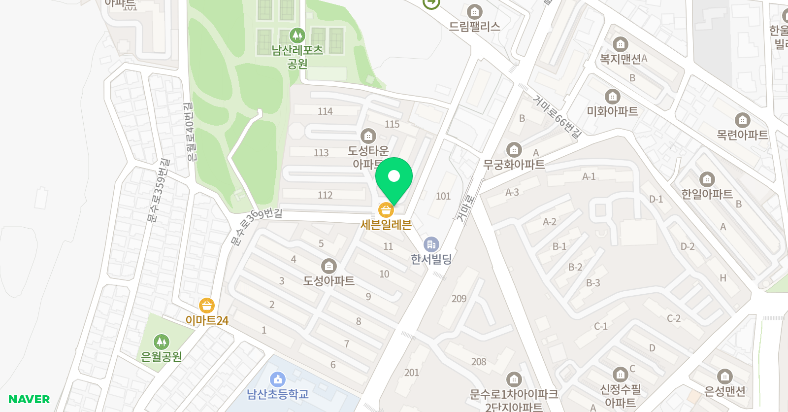 메이저 스포츠 위치