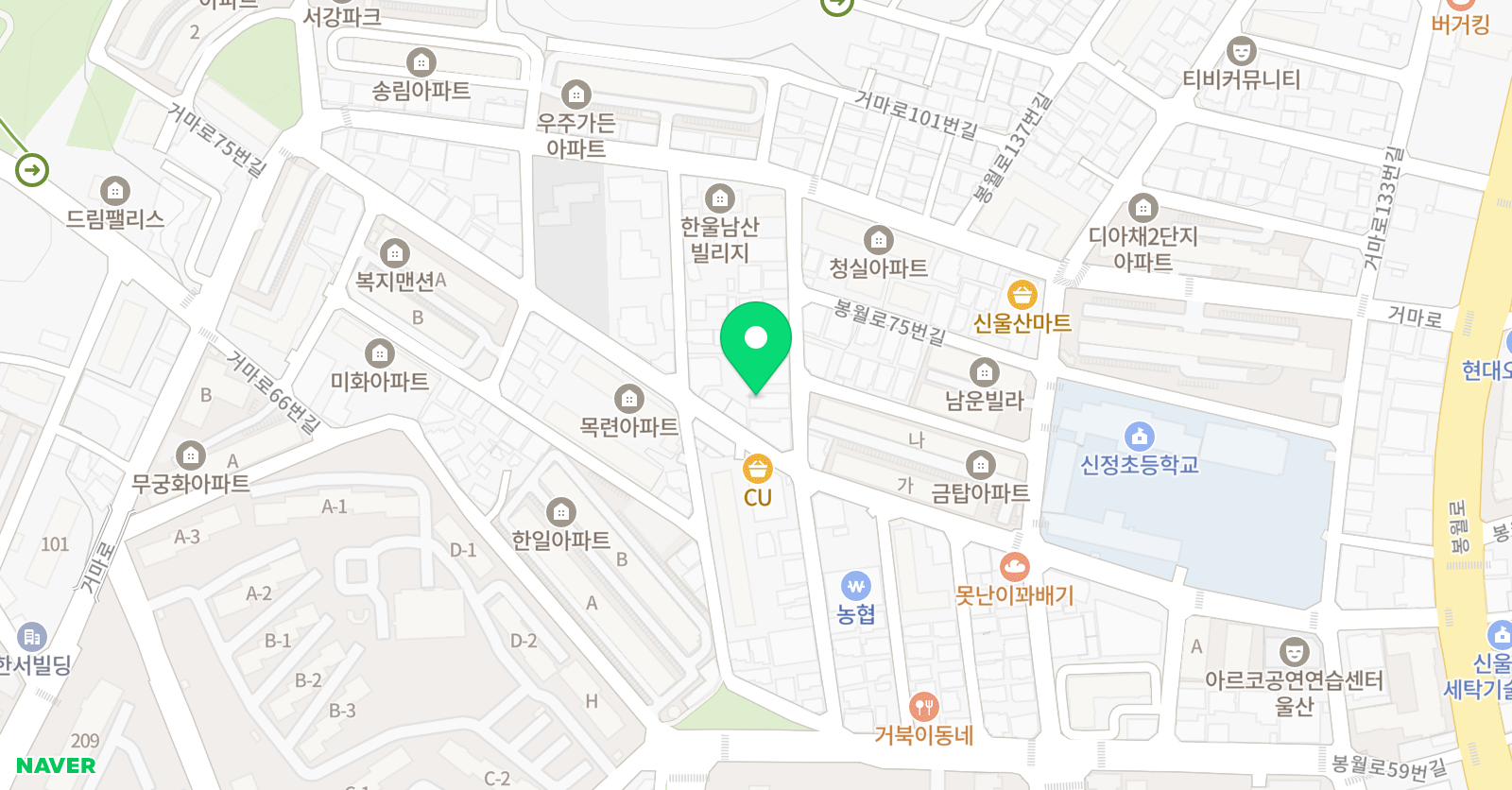 피아노숲 음악학원 위치