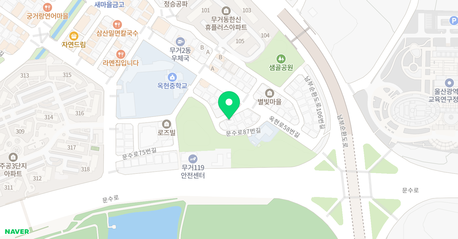 백쌤 중국어 위치