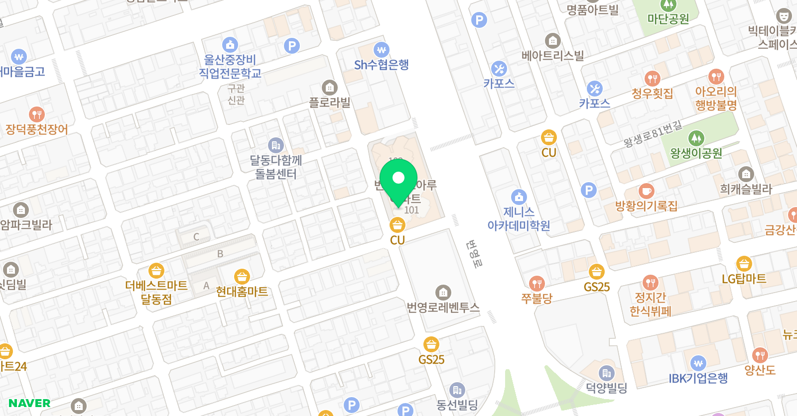 다엘 음악학원 위치