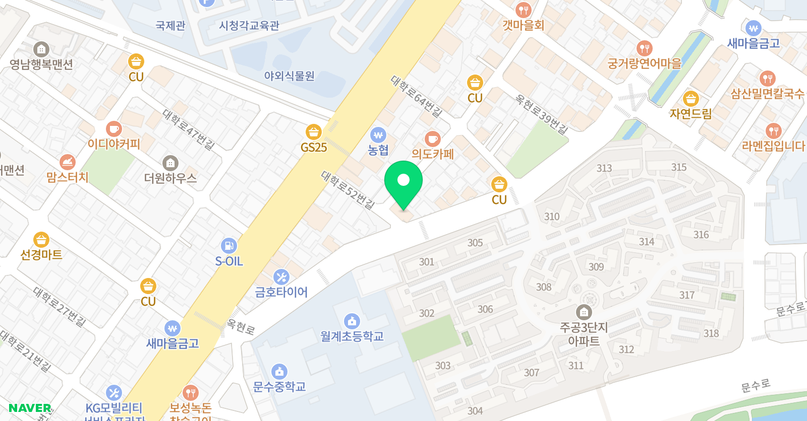 아인클랑 음악학원 위치