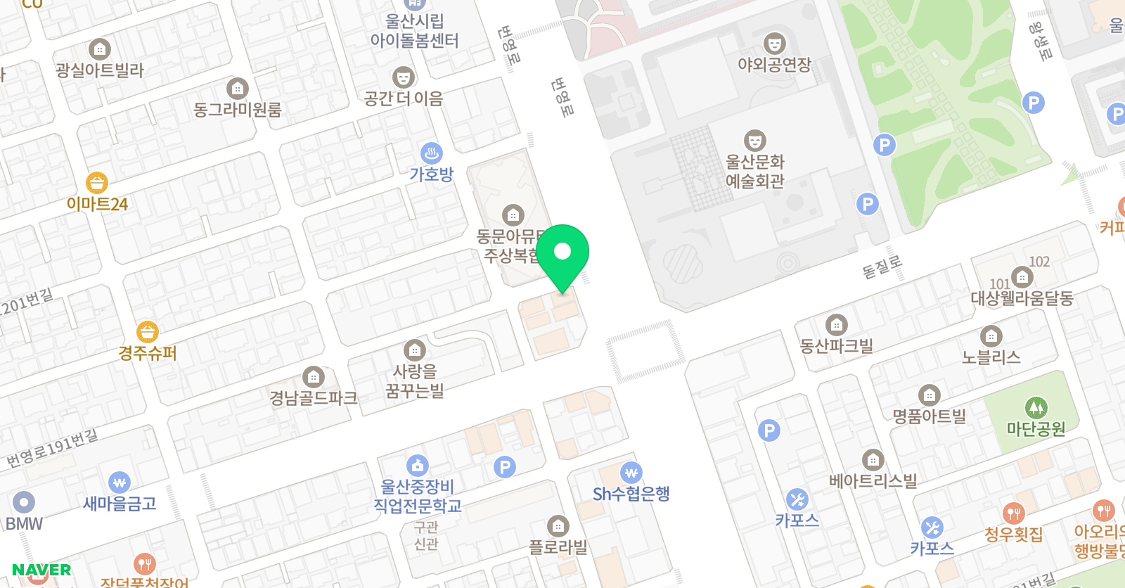 SMI 음악학원 신정점 위치