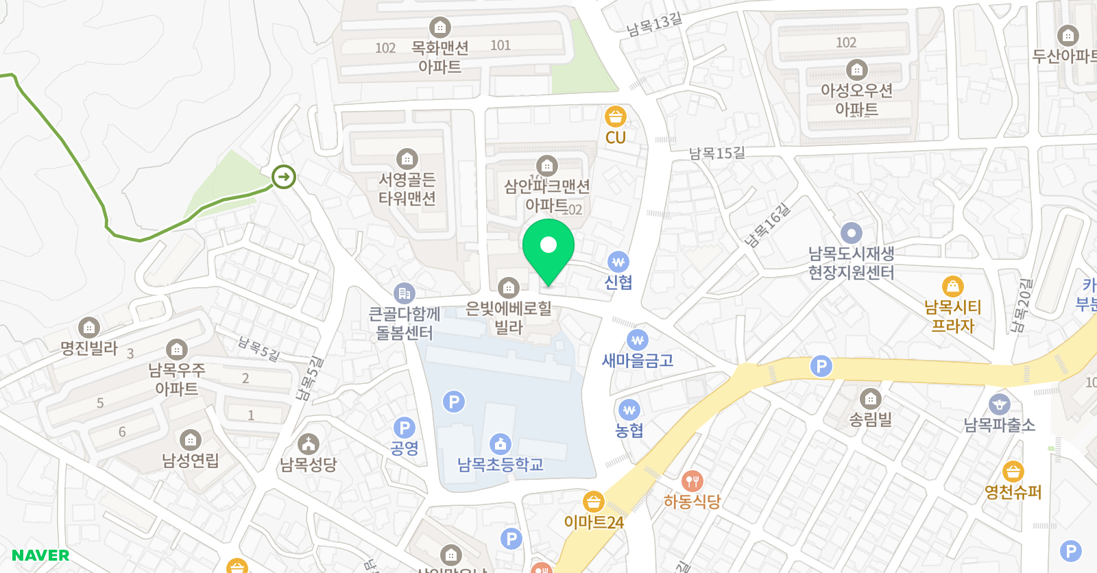 우주 학원 위치