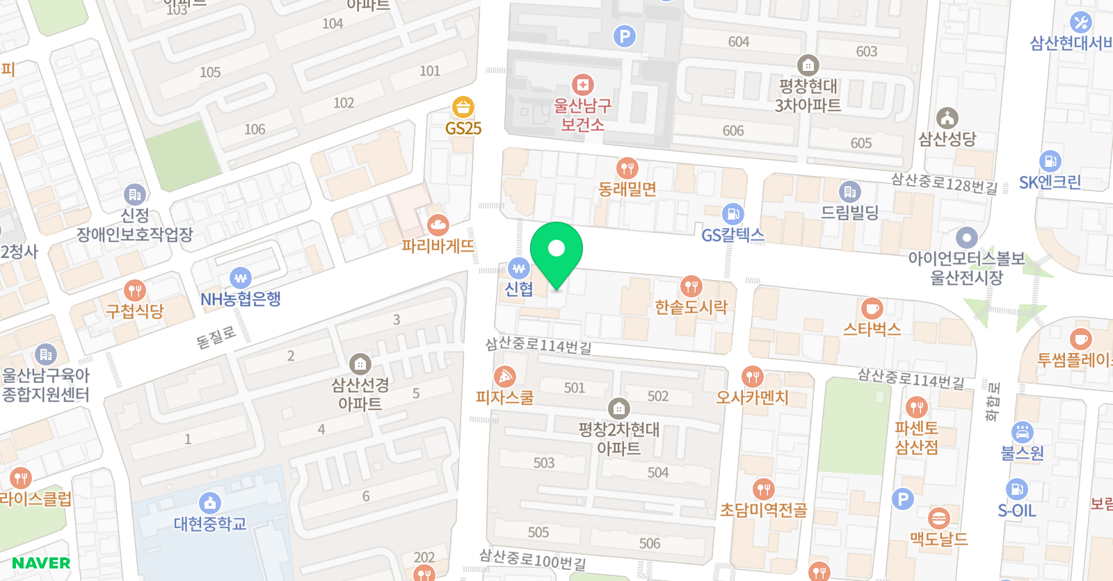 노마드학원전문학원 위치