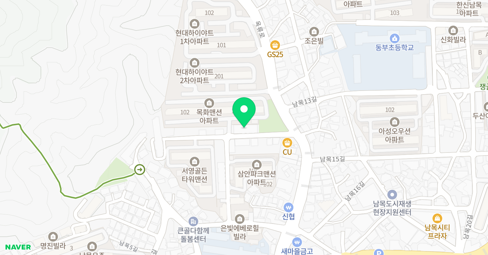 놀작마이아트 붐붐아트 미술학원 위치