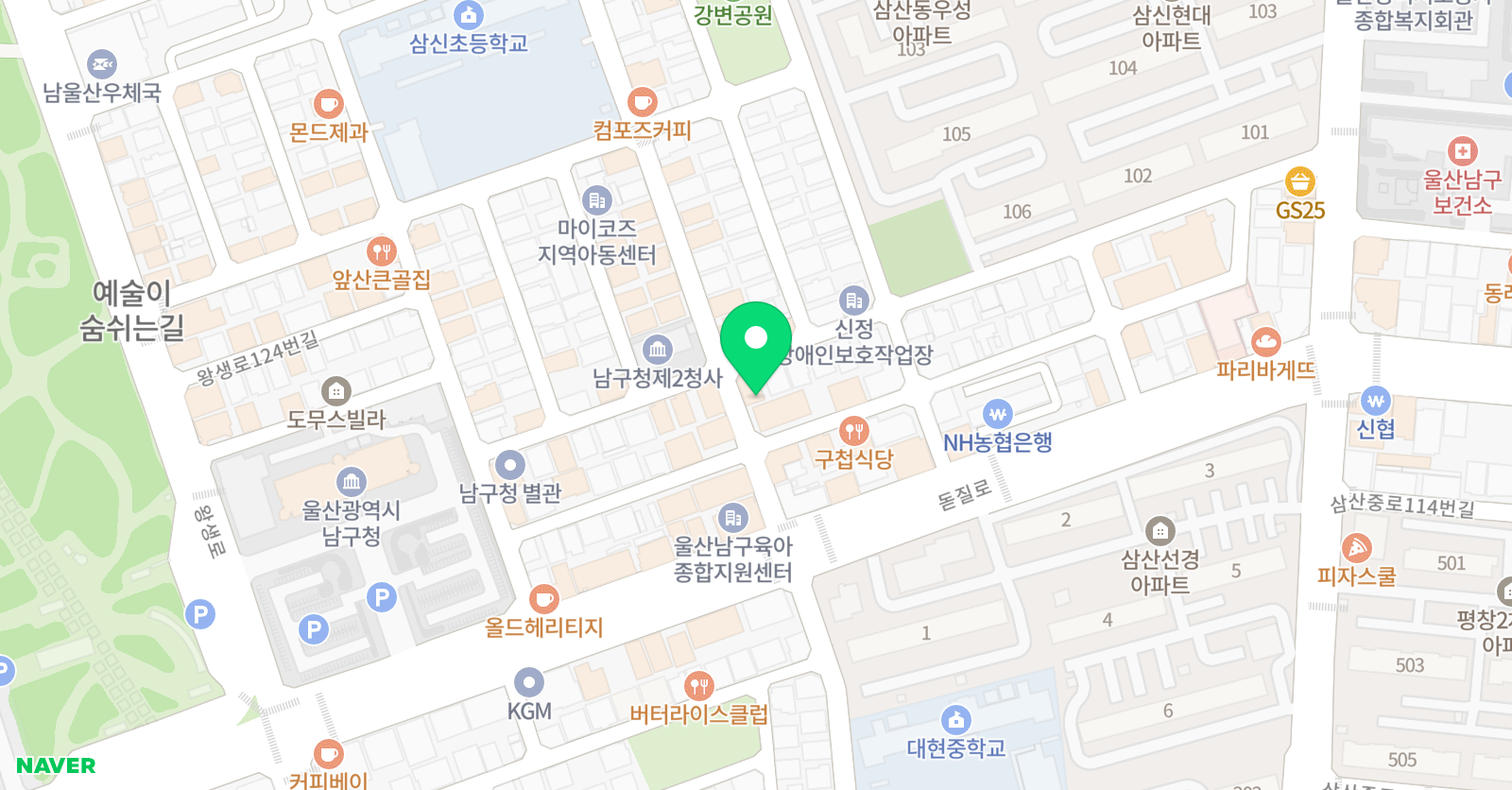삼산 수학의달인 탑클래스 위치