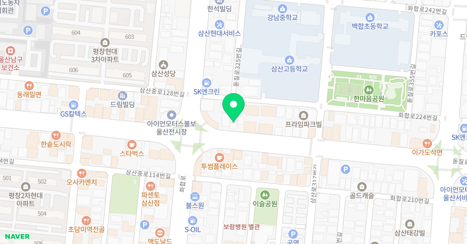 에이블 수학학원 울산삼산캠퍼스 위치