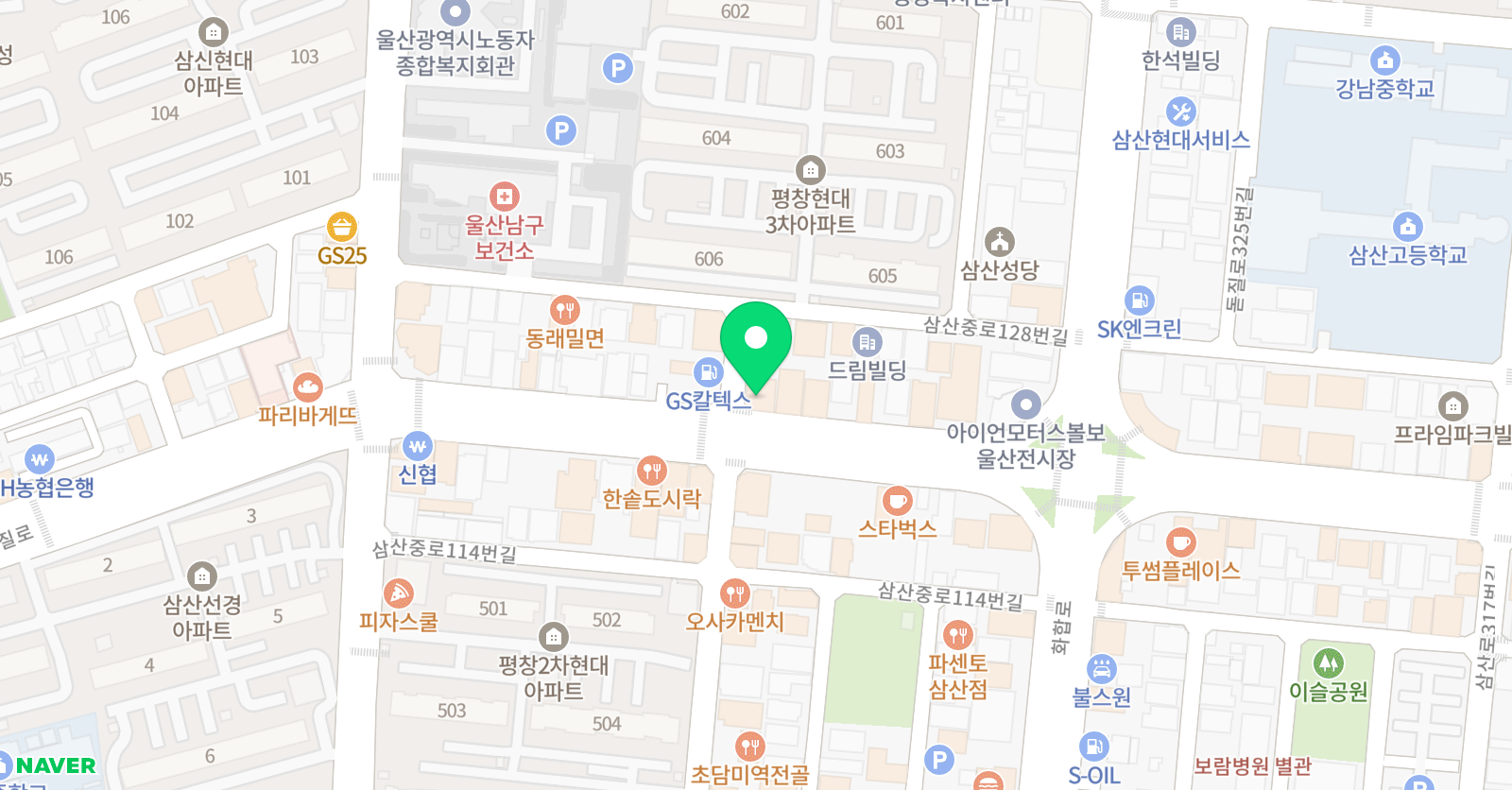 호빵 국어논술학원 위치