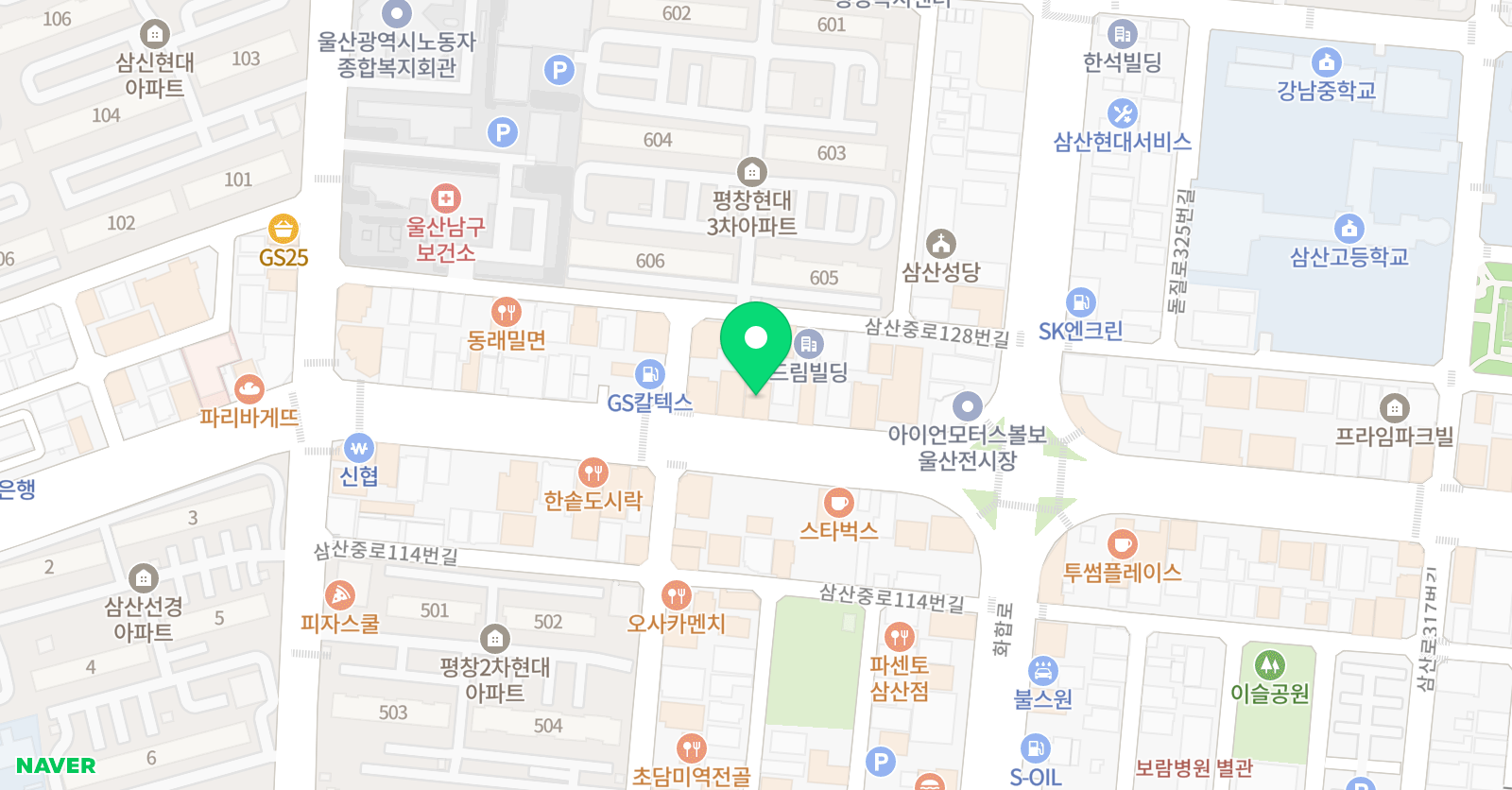 랩터 영어학원 위치