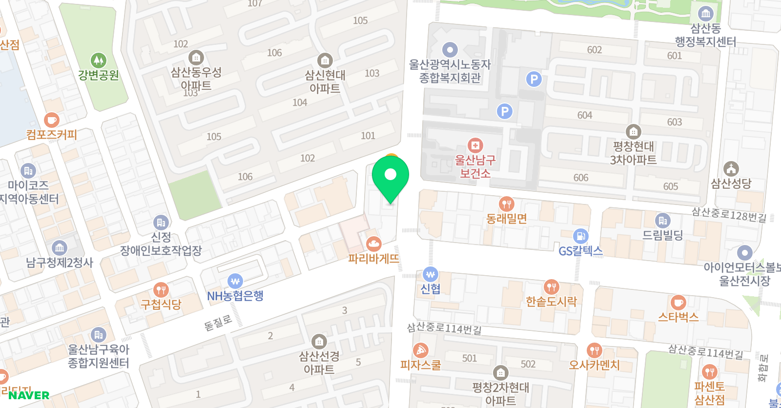 이재광 수학전문학원 위치