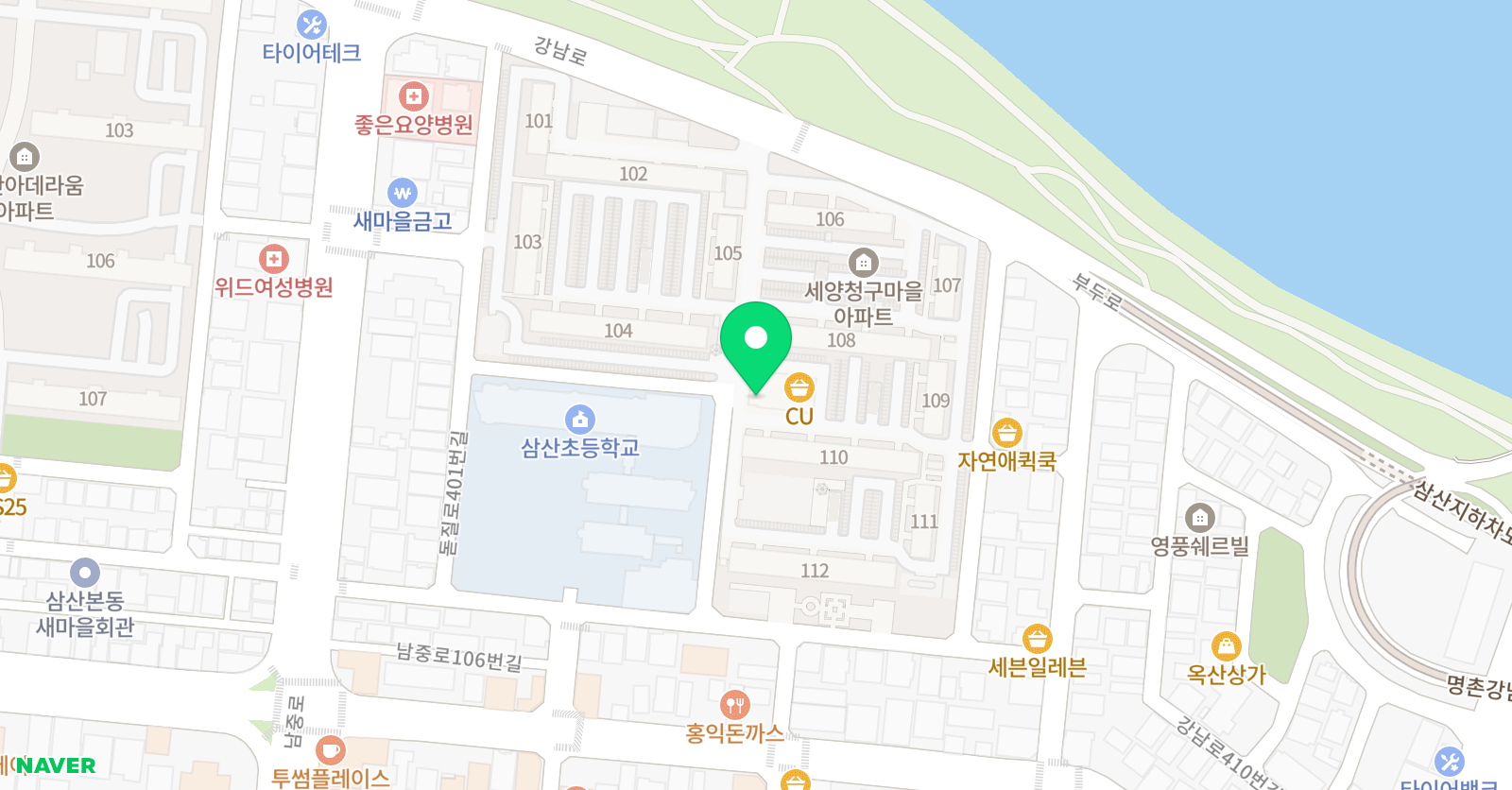 밍글맹글 미술학원 위치