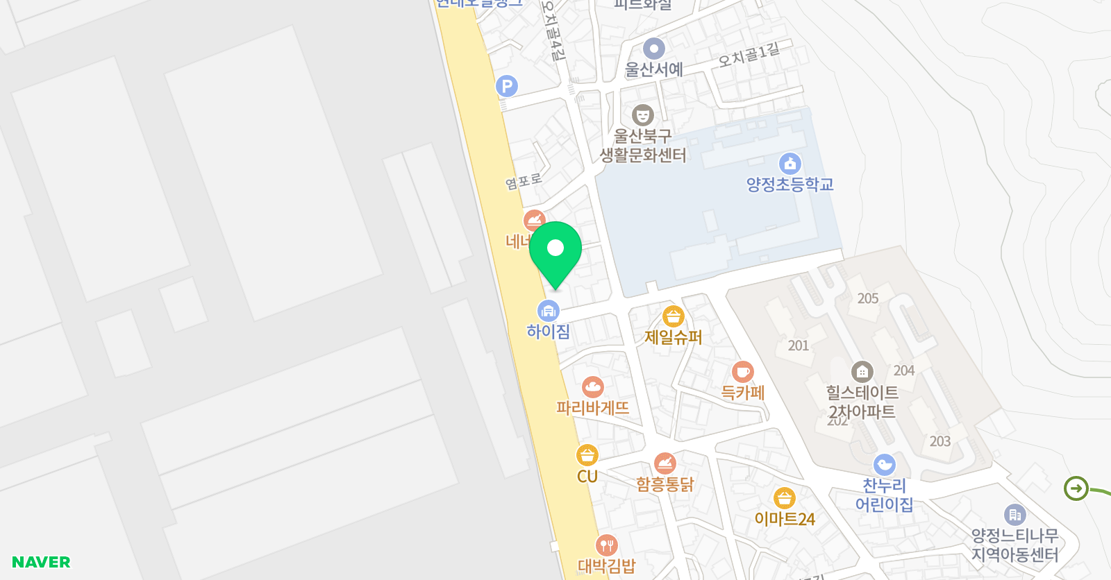 MBT 양정어학원 위치