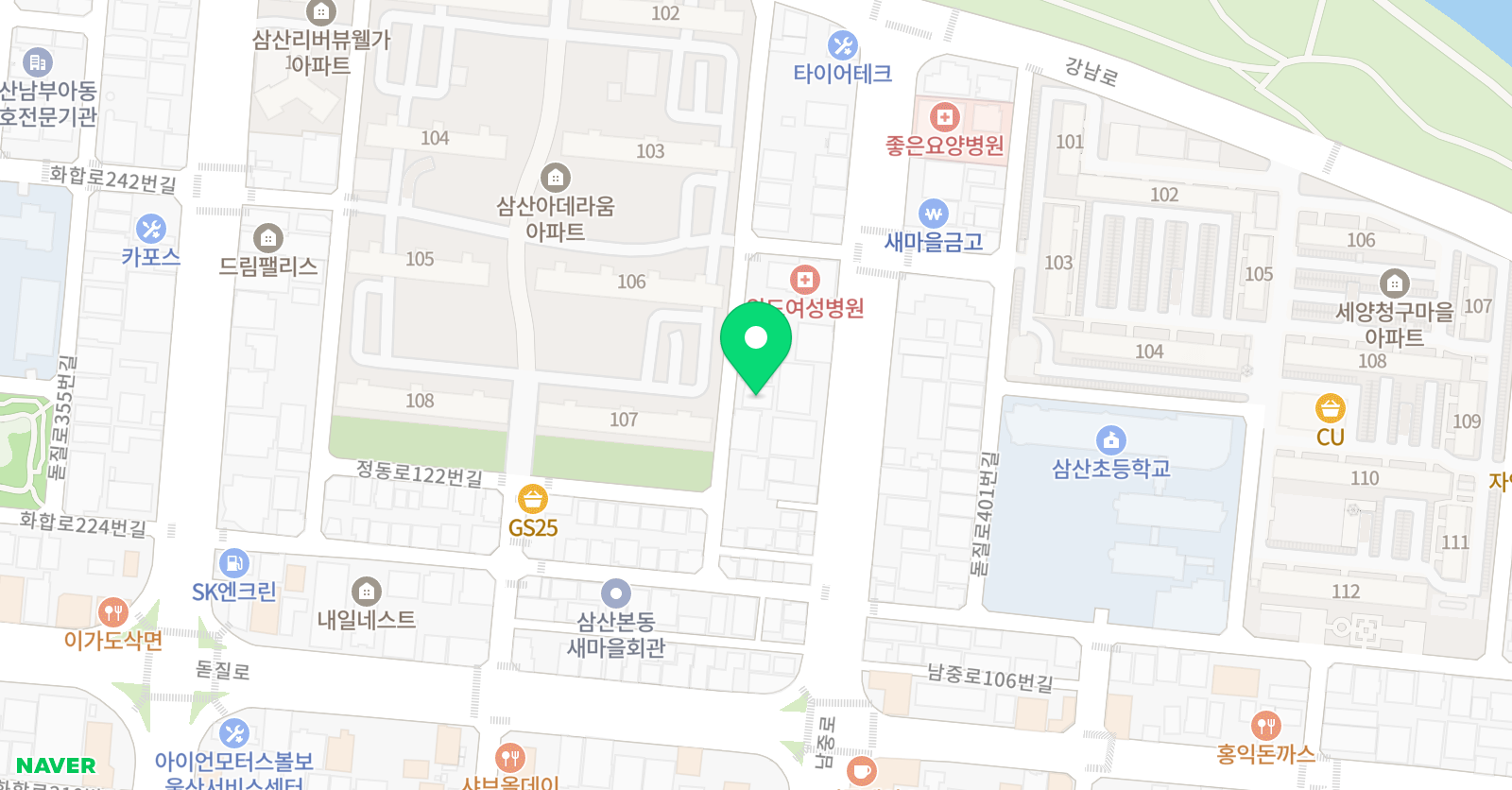 라온 수학과학학원 위치
