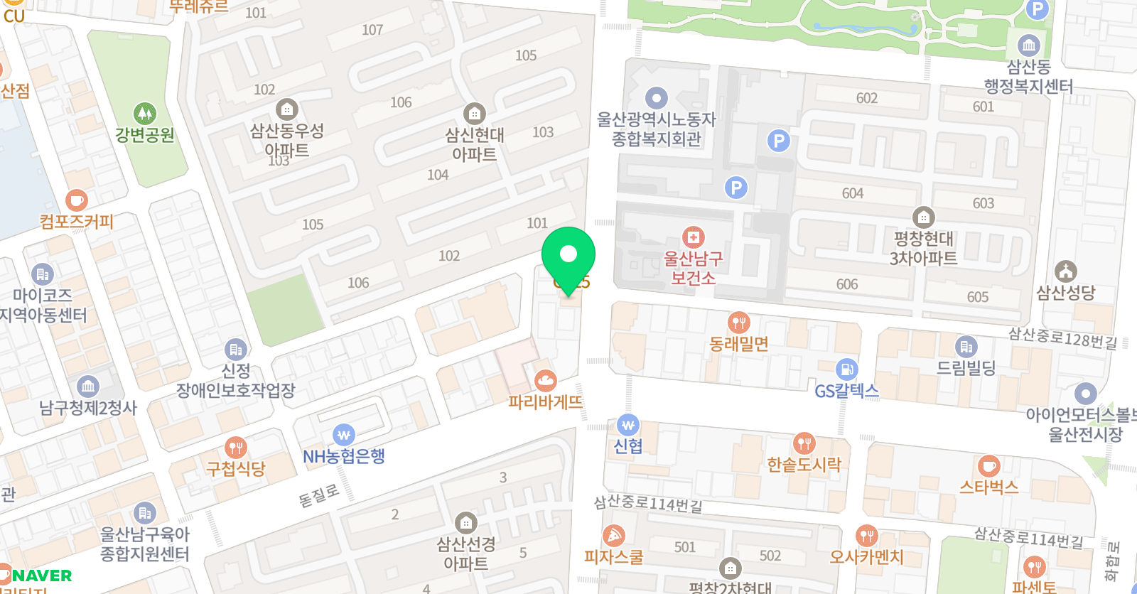 기찬연세 수학학원 위치