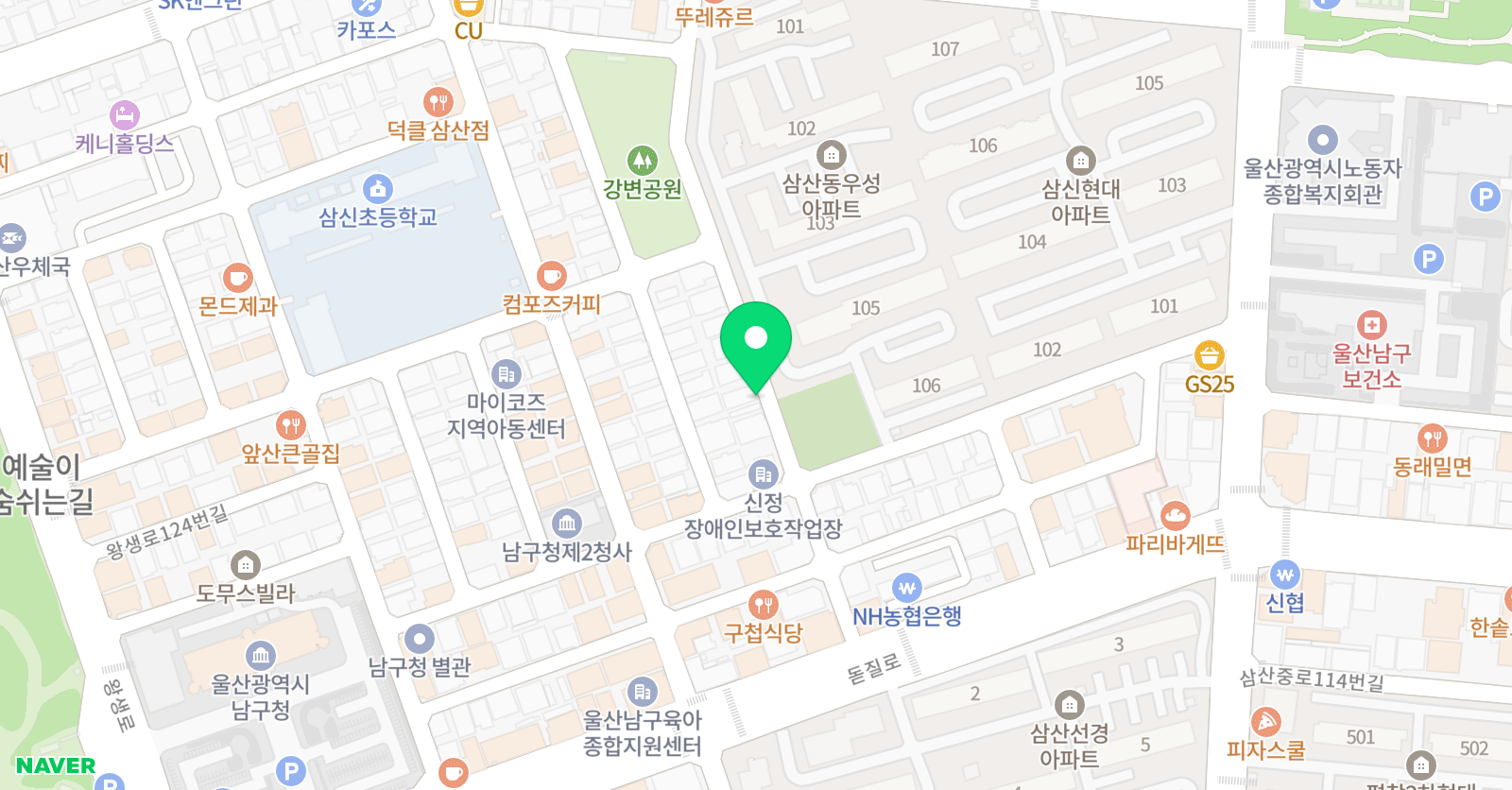 브론테 영어교습소 위치