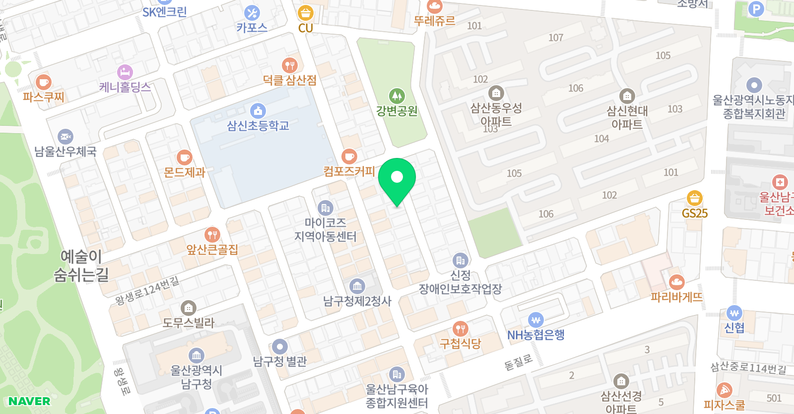 다빈치 수학과학학원 위치