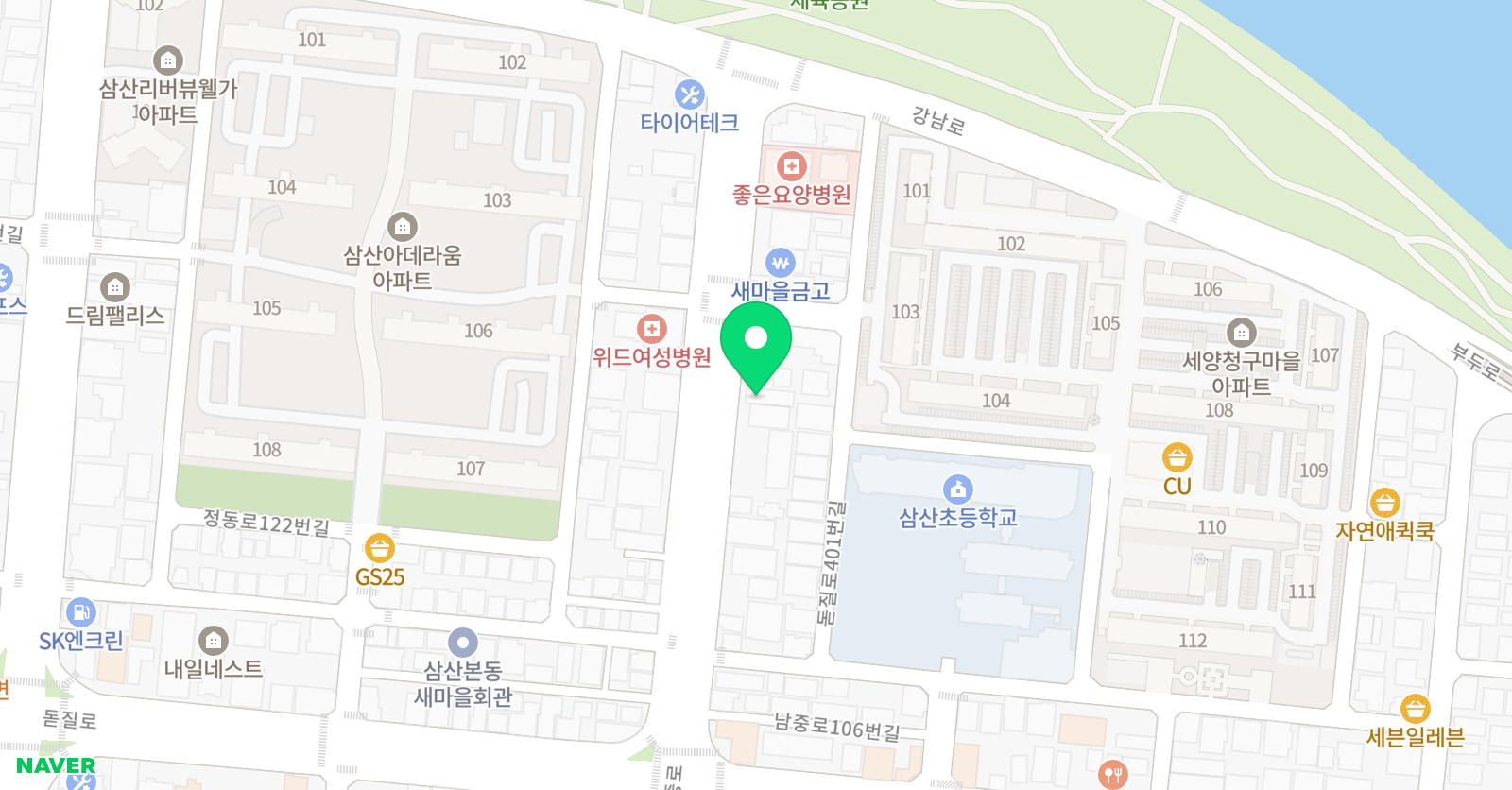 승리마루 태권도 위치