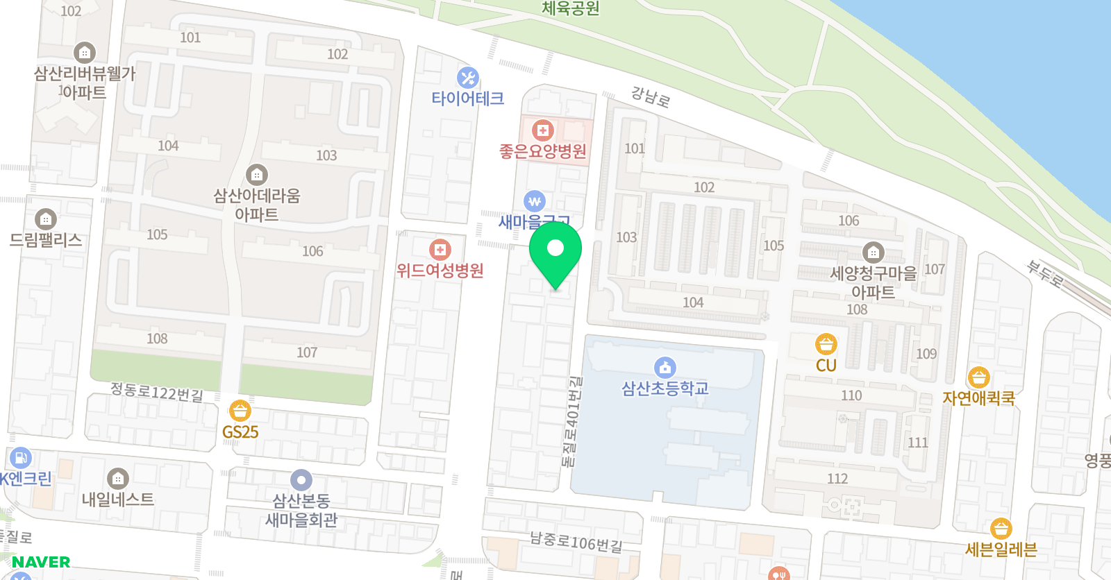 그림방땡이 미술학원 위치