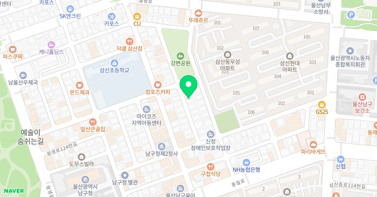 스트링바이윤 음악교습소 위치