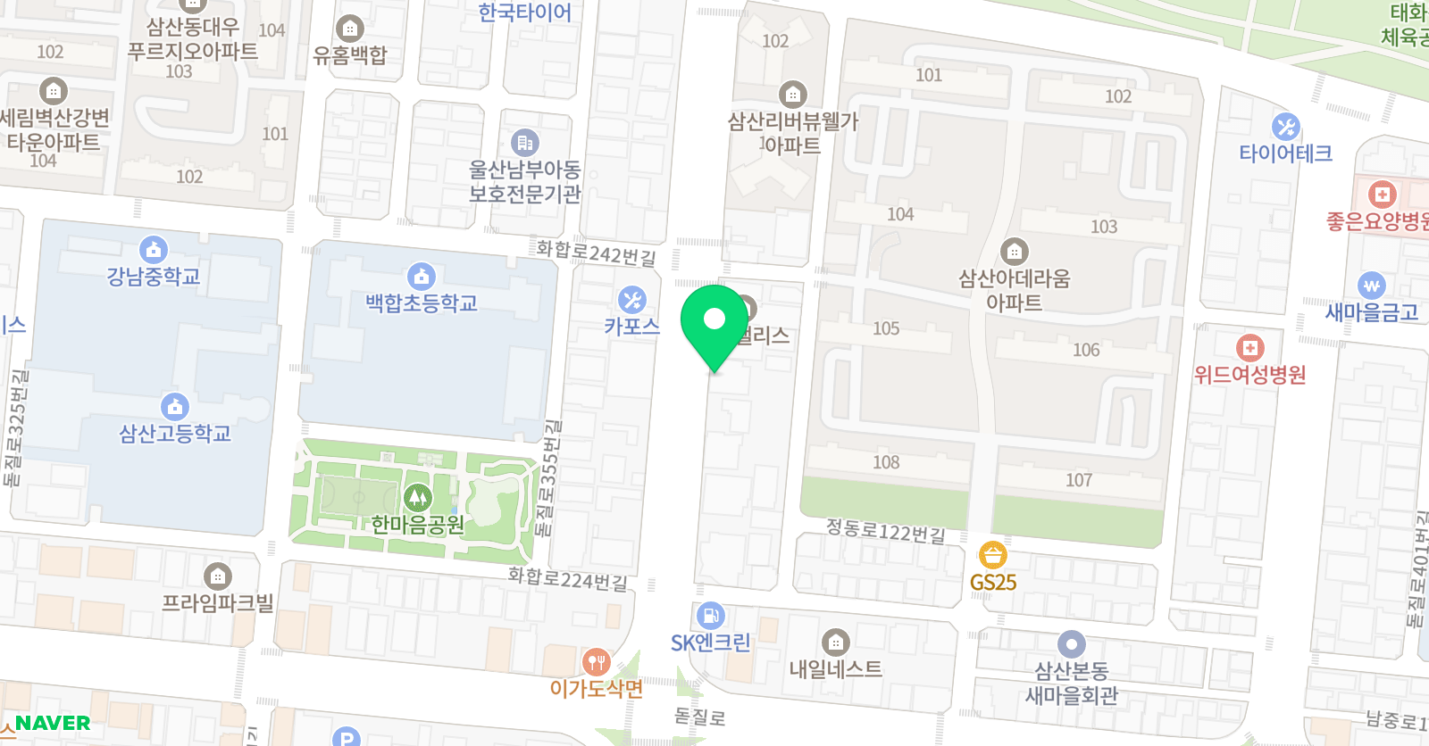 삼산 IFC 위치
