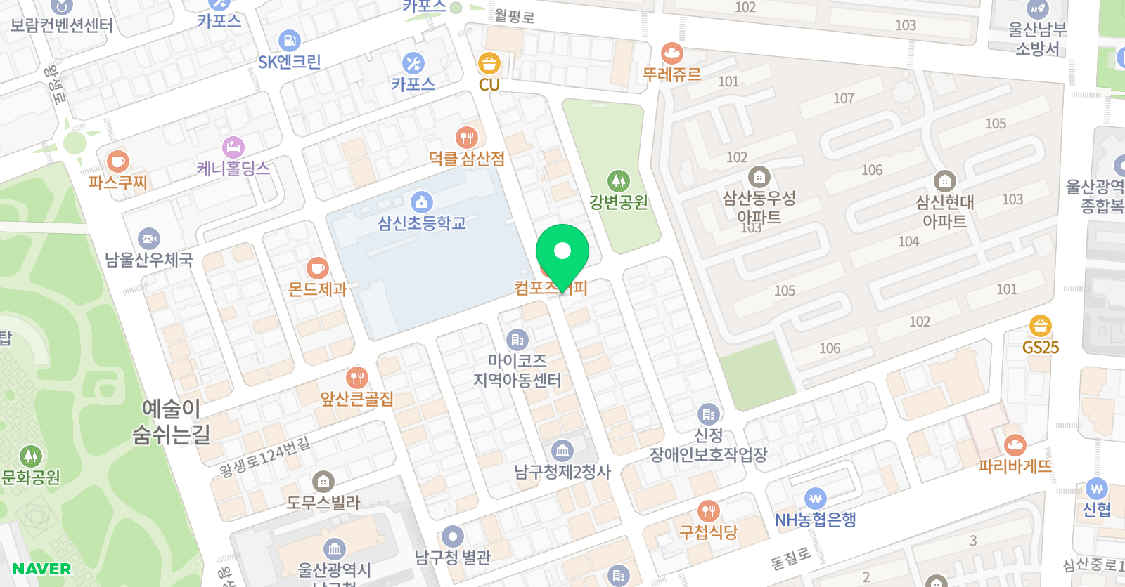 계명대미소 태권스쿨 위치