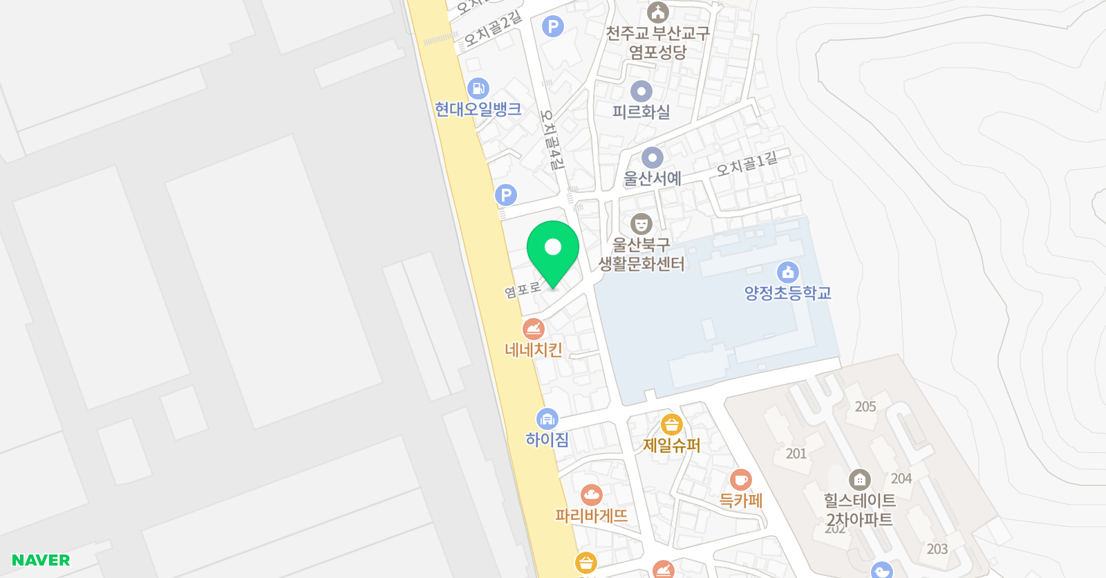으뜸양정푸르넷 수학교습소 위치
