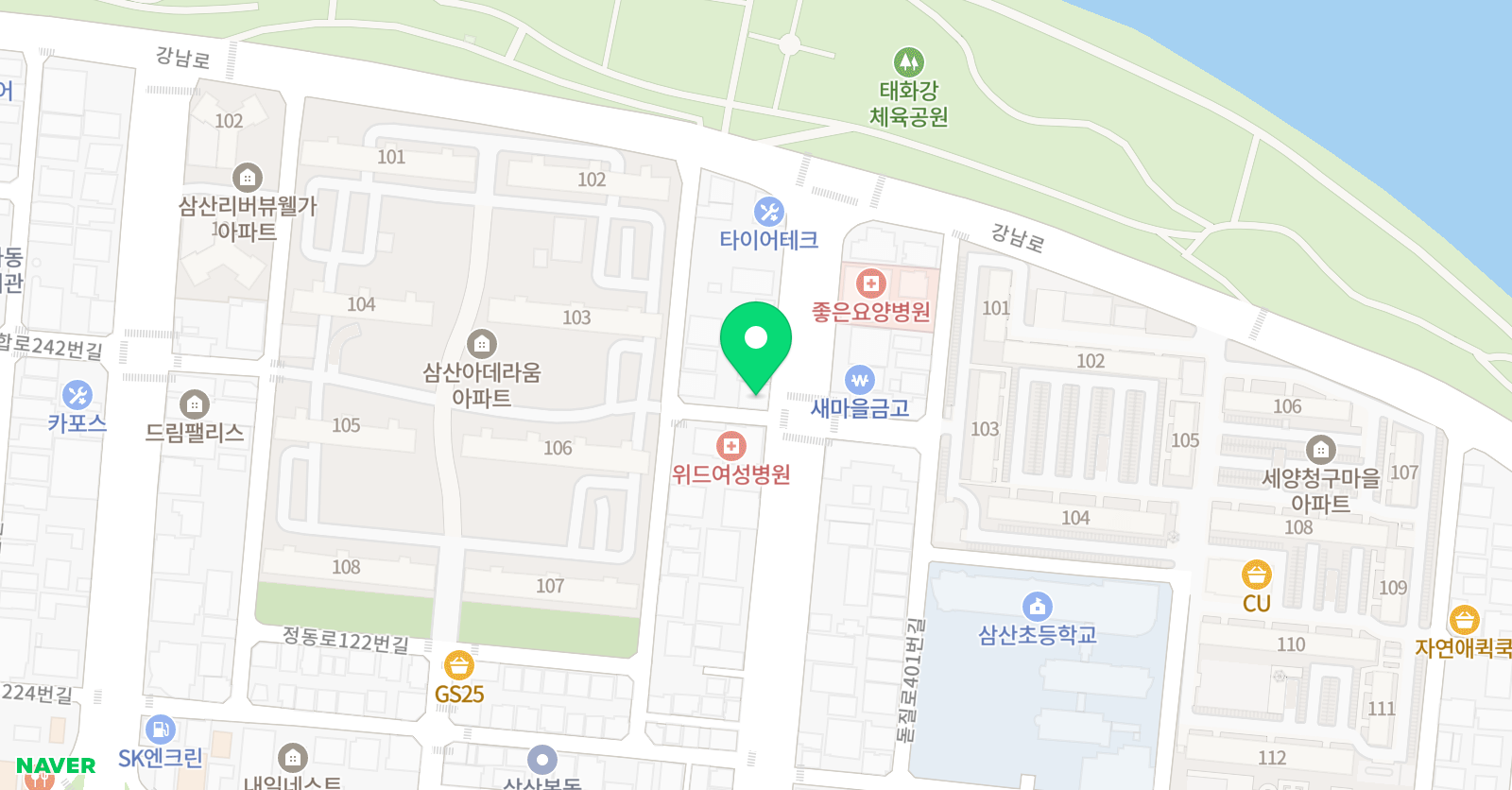 눈높이러닝센터 삼산 아이비학원 위치