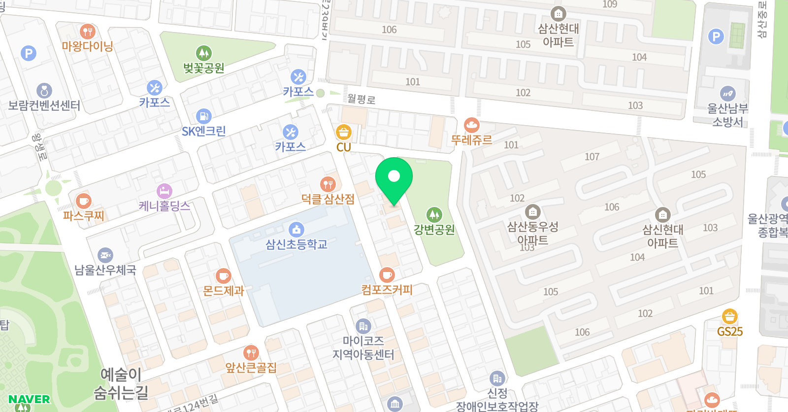 꿈꾸는미술놀이터 위치