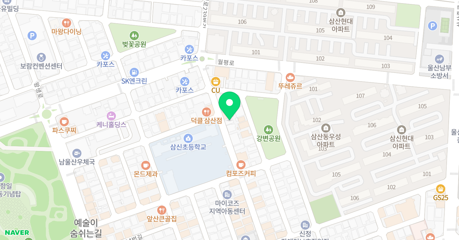 은비 음악학원 위치