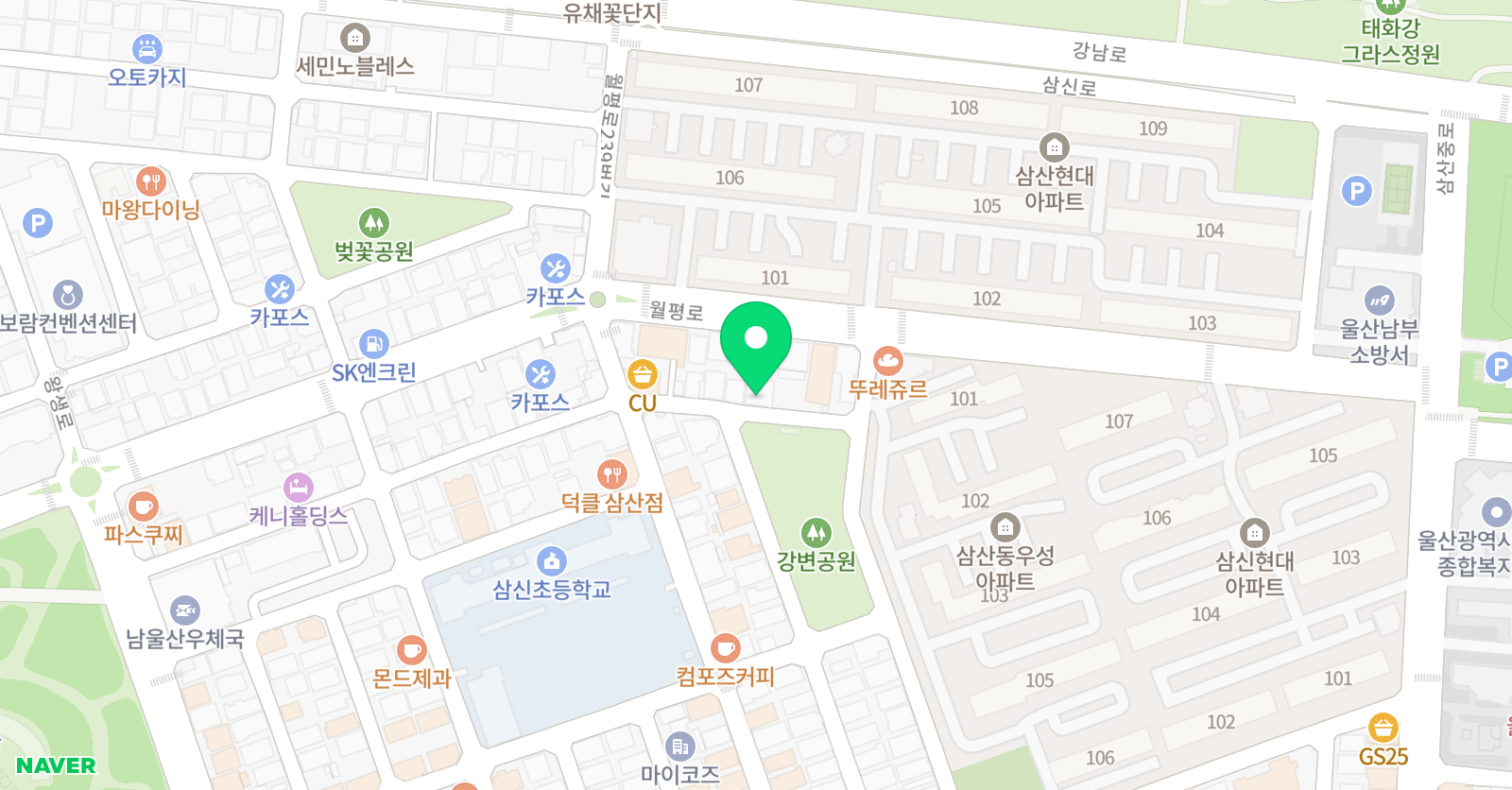 이룸 단과학원 위치