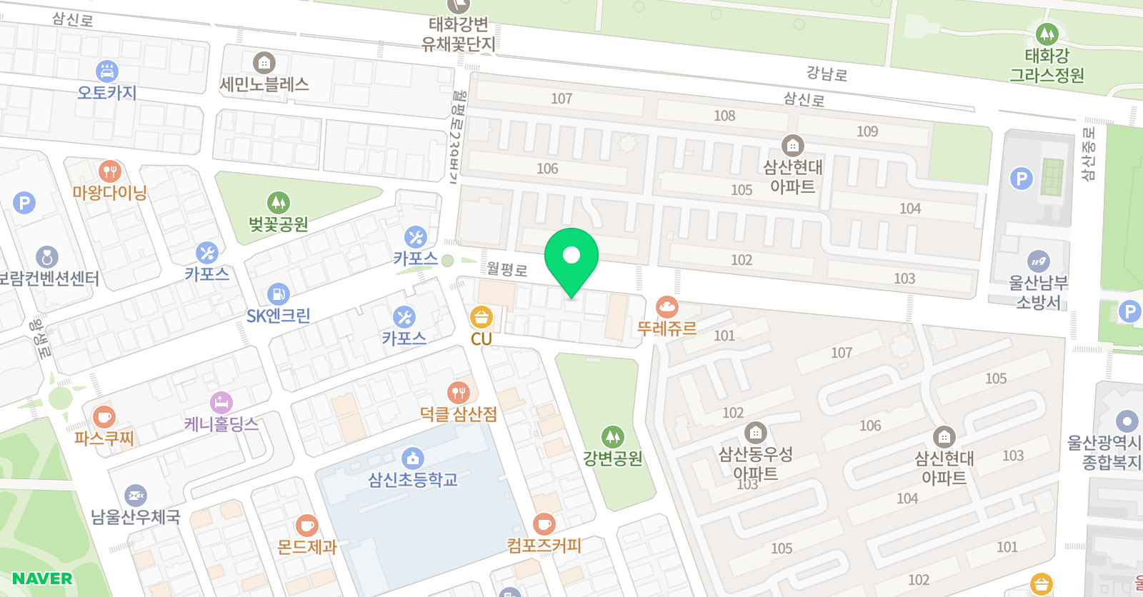더코리아스피치 위치