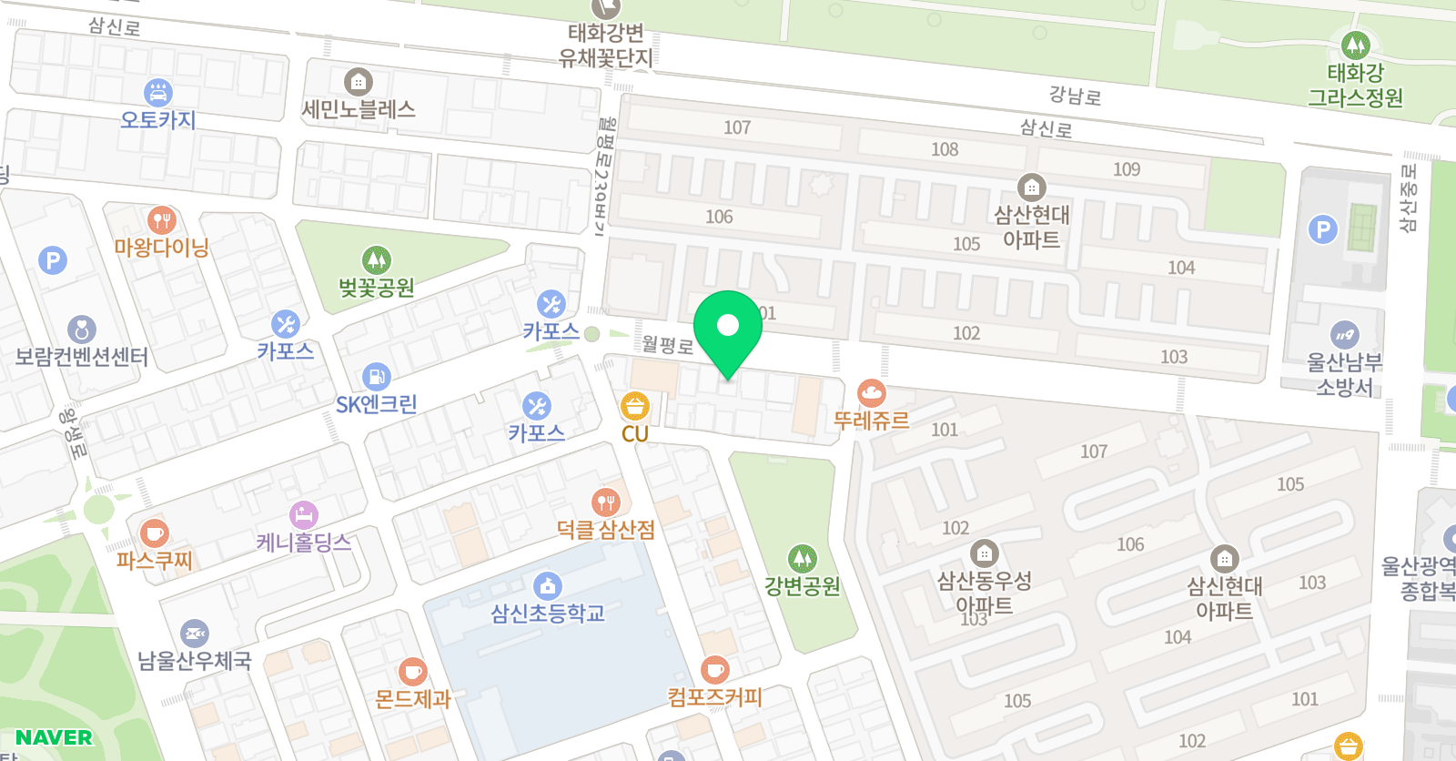 푸르넷 지니스쿨학원 학원 위치