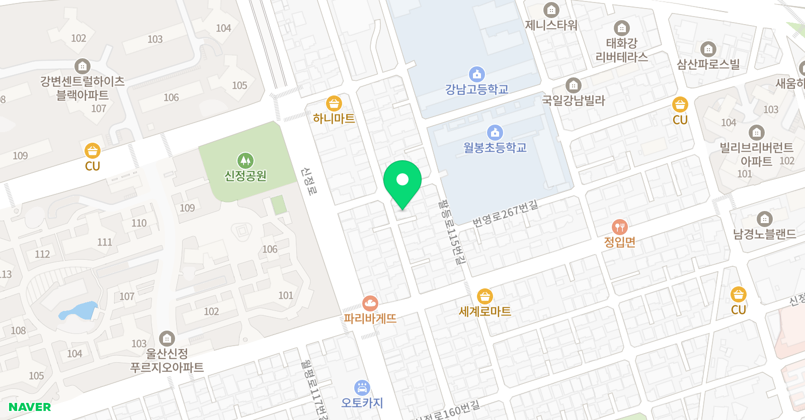 푸르넷 공부방 윤쌤점 위치