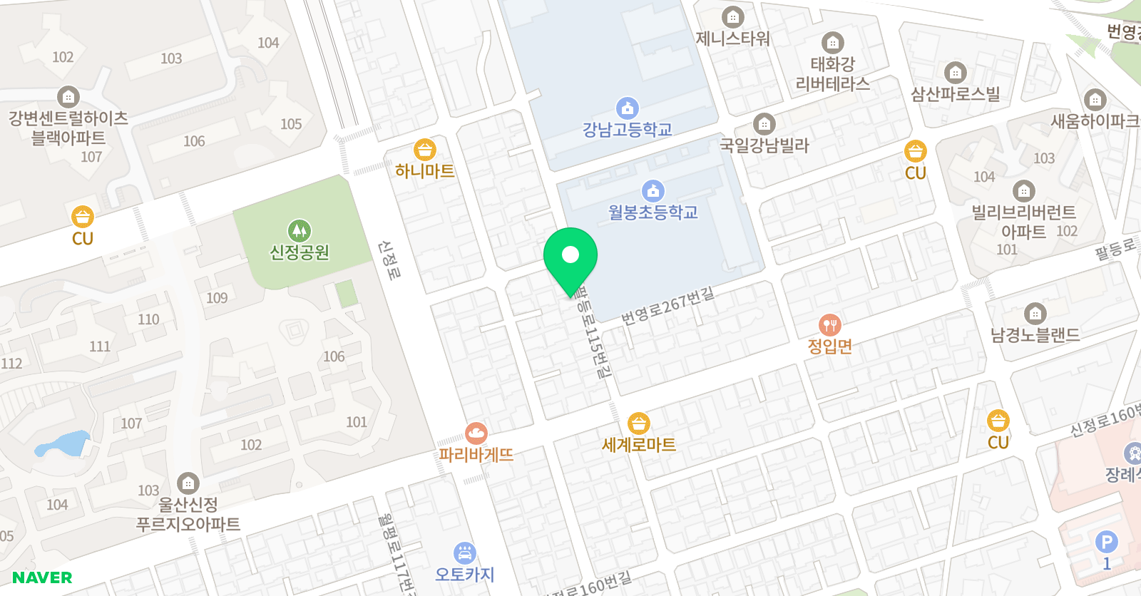 탑클래스 푸르넷 공부방 위치