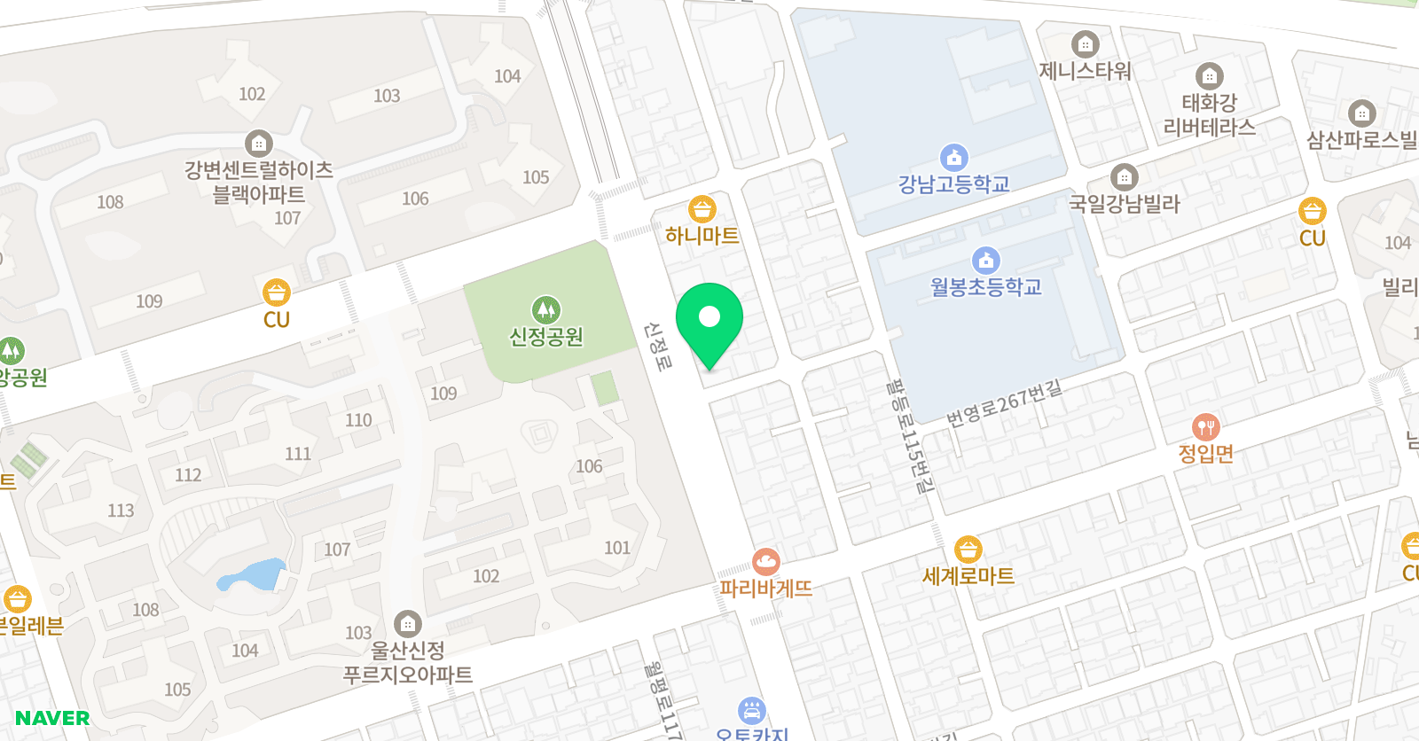 신정 줄리어드 음악학원 위치