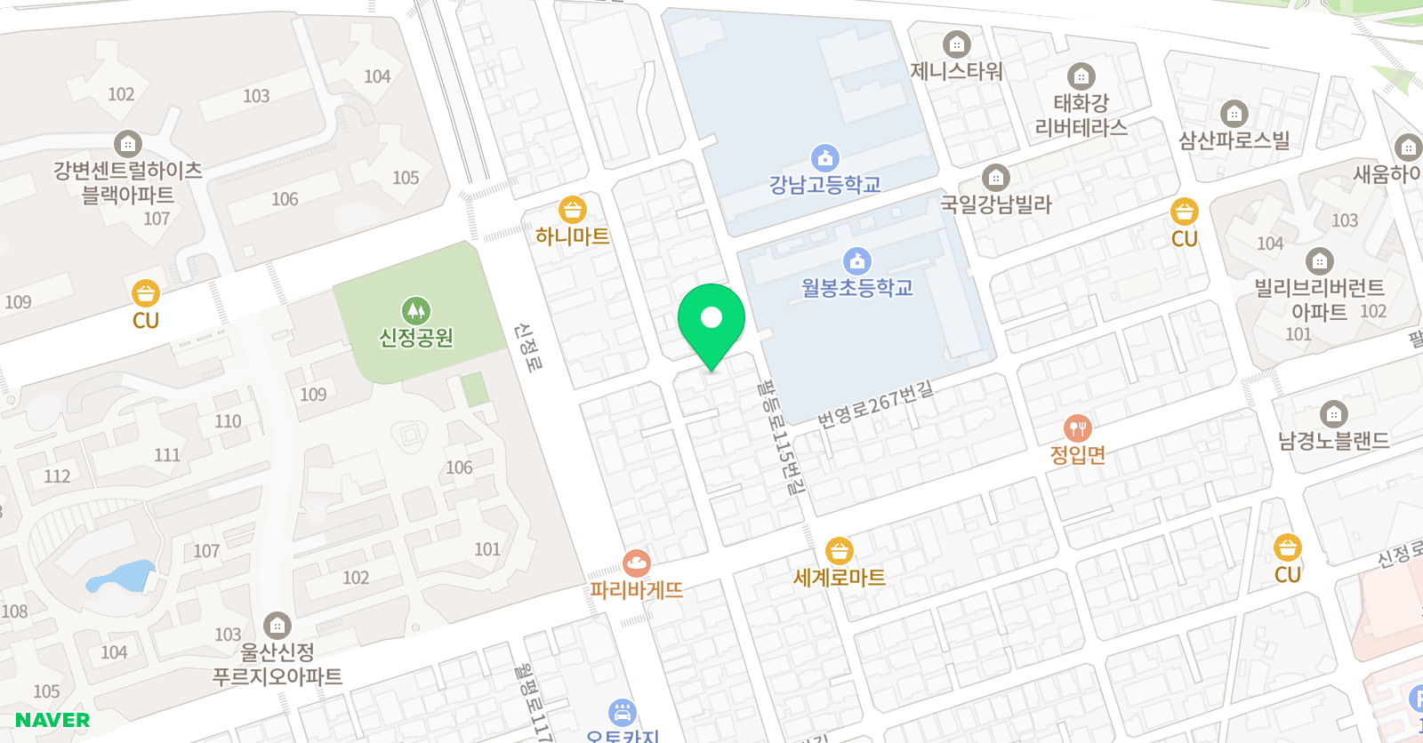 이삭 피아노 위치