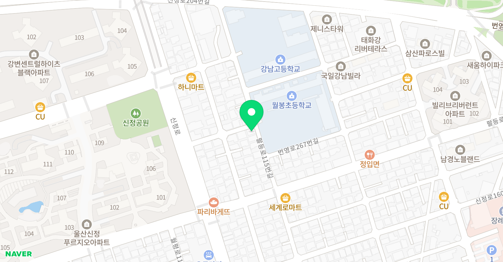 콩나무 피아노음악학원 위치