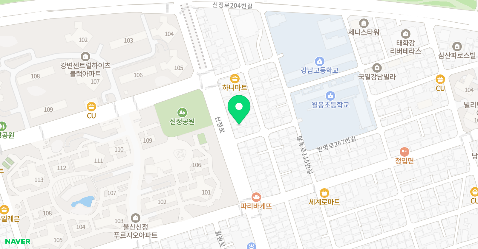 프리미엄 진단 과학 학원 위치
