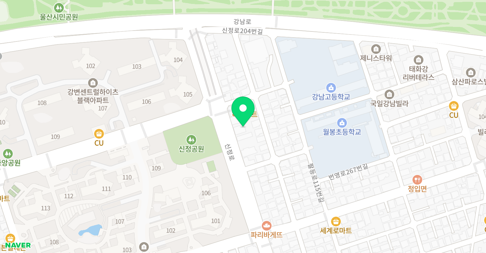 엘루체 어학원 위치