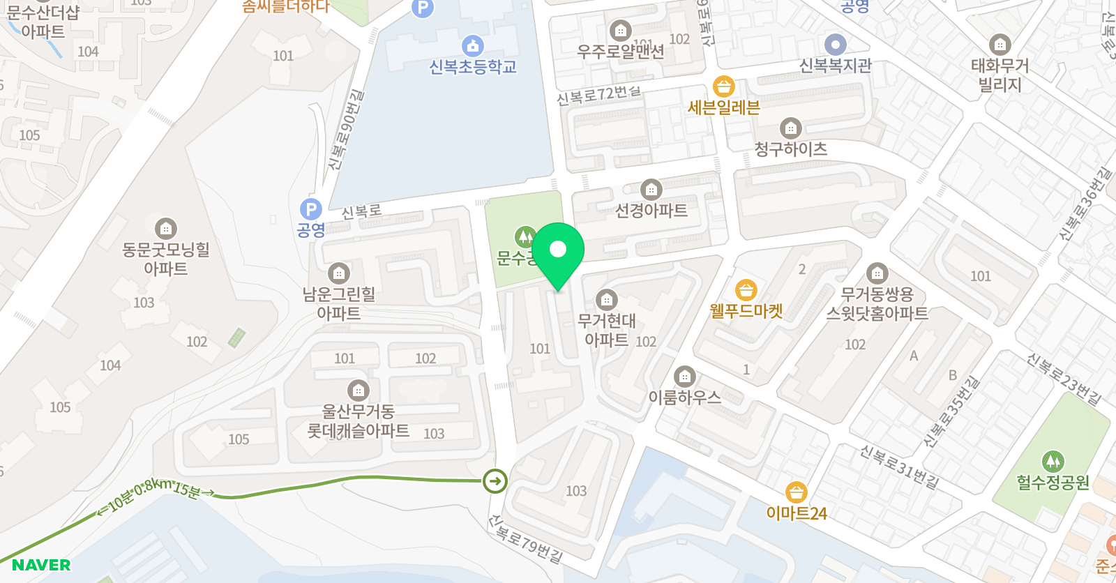 홈런스마트클래스 기탄 사고력교실 신복 아이즐 창의학원 위치