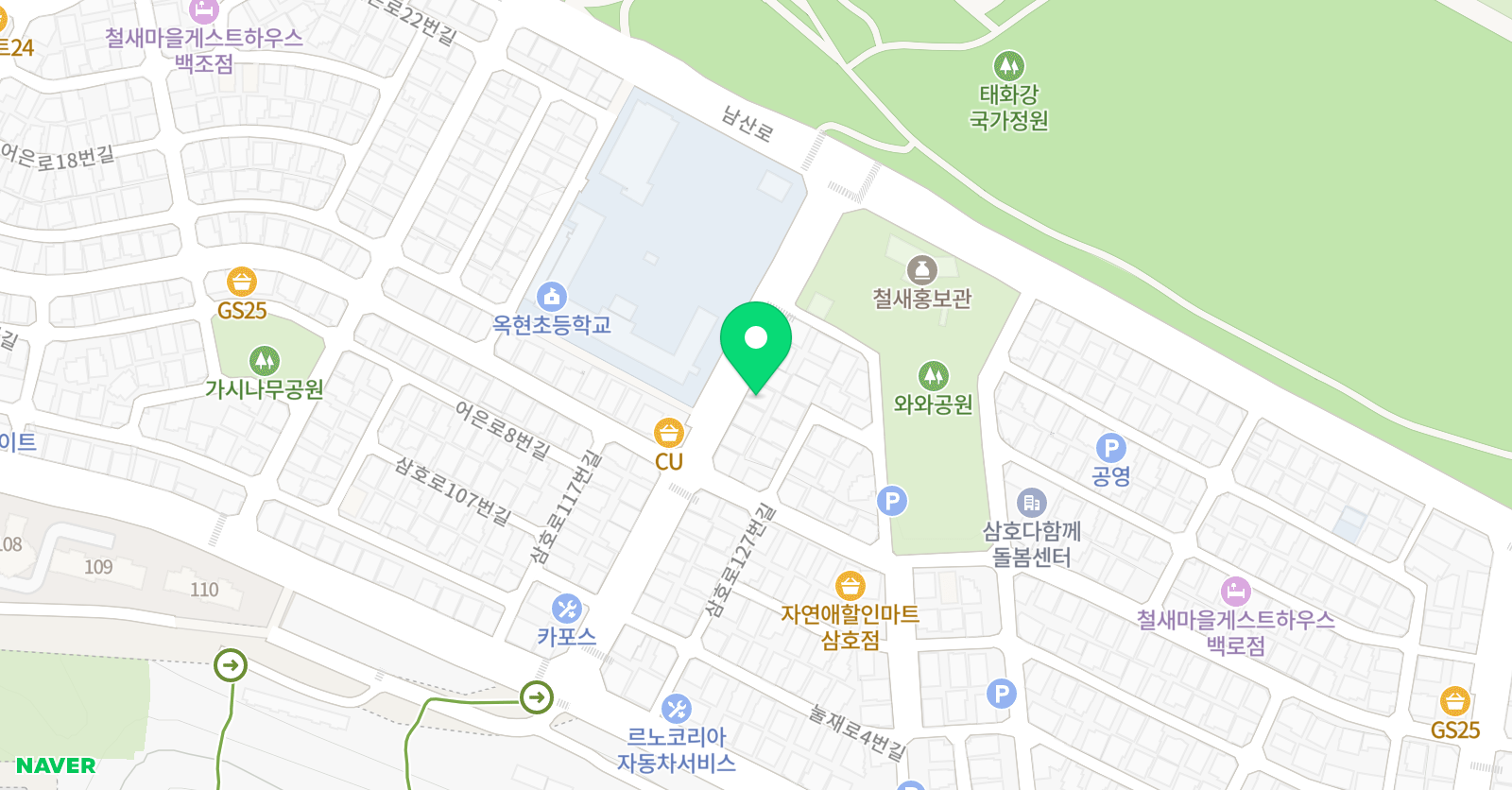 삼성 영어 울산와와학원 위치