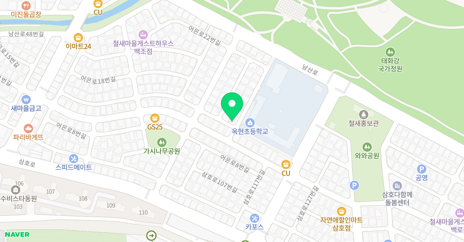 은빛 피아노학원 위치
